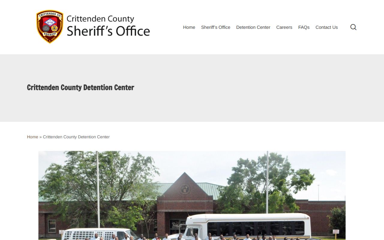 Crittenden County Detention Center inmate records and jail contact page